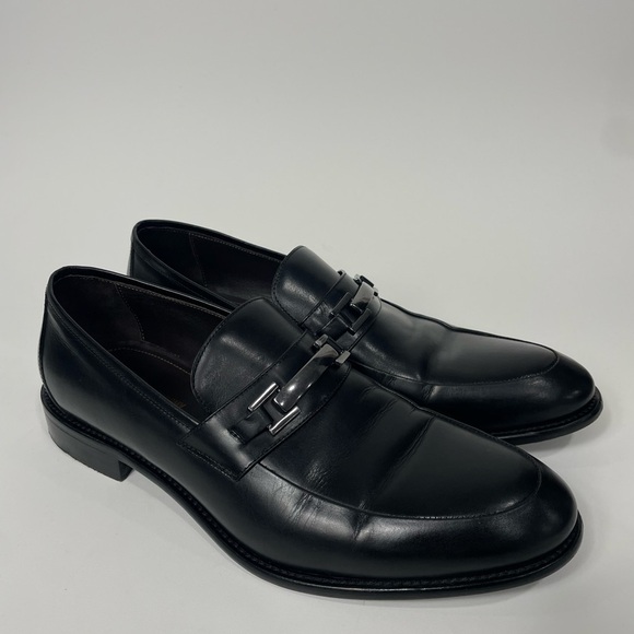 Johnston & Murphy Black Leather Loafers main image 7